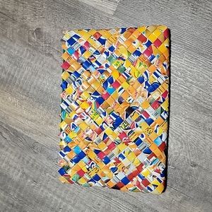 New never used candy wrapper clutch pouch